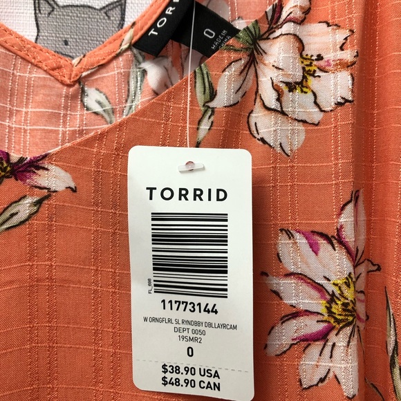 Strappy, Flowy, Floral Tank from Torrid - Picture 3 of 3